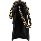Chanel Quilted Lambskin 24K Gold Single Flap Crossbody Bag