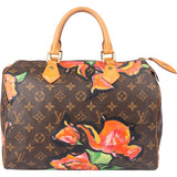 Louis Vuitton Canvas Monogram Roses By Stephen Sprouse Speedy 30 Handbag