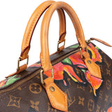 Louis Vuitton Canvas Monogram Roses By Stephen Sprouse Speedy 30 Handbag
