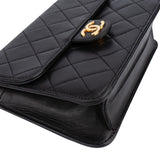 Chanel Quilted Lambskin 24K Gold Single Flap Crossbody Bag