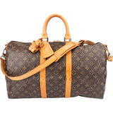 Louis Vuitton Canvas Monogram Keepall 45 Bandouliere