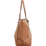 Gucci Monogram GG Canvas New Britt Tote Shoulder Bag
