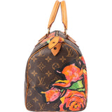 Louis Vuitton Canvas Monogram Roses By Stephen Sprouse Speedy 30 Handbag