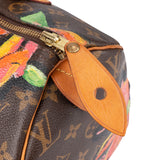 Louis Vuitton Canvas Monogram Roses By Stephen Sprouse Speedy 30 Handbag