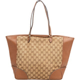 Gucci Monogram GG Canvas New Britt Tote Shoulder Bag