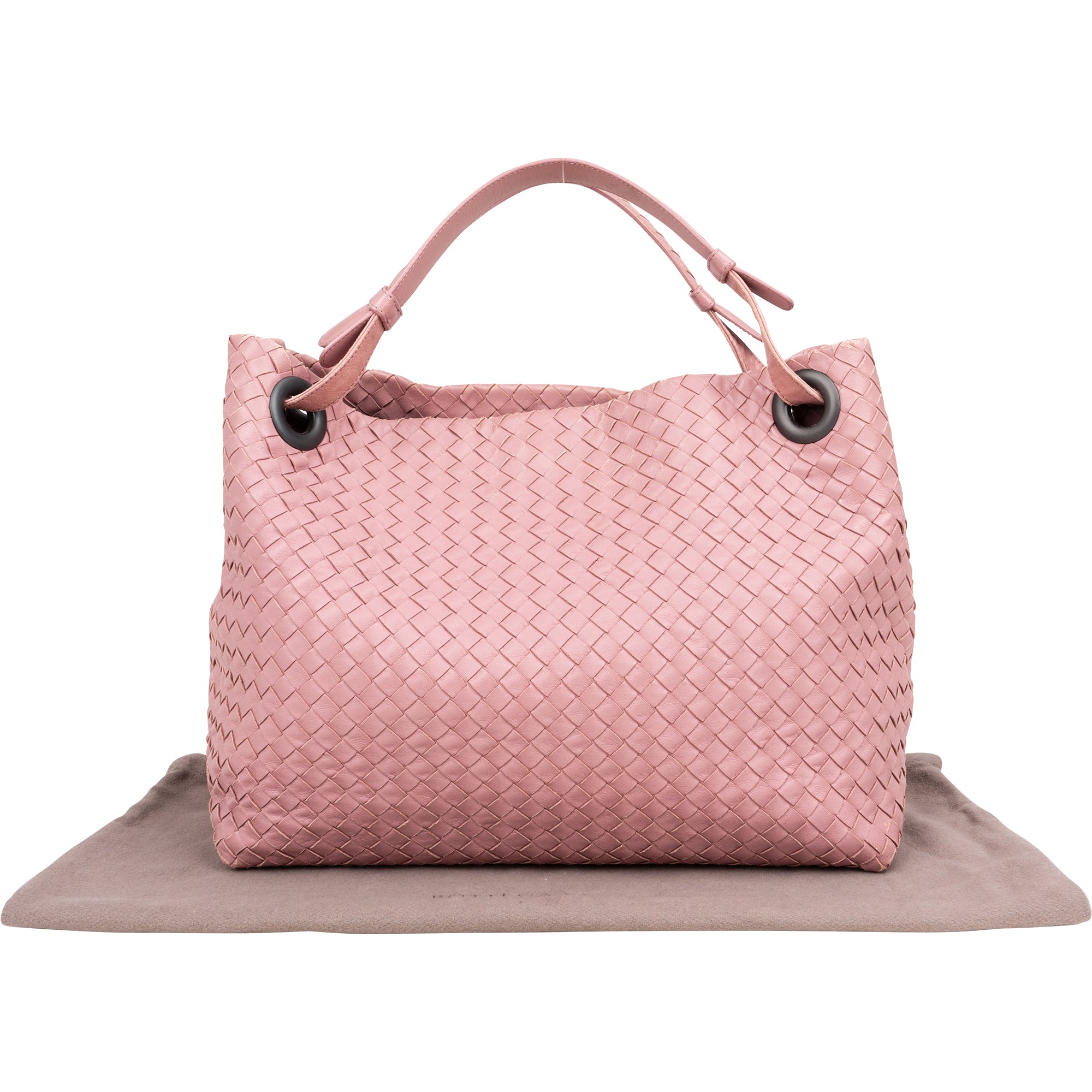 Bottega Veneta Intrecciato Leather Garda Handbag - vintageandkickz