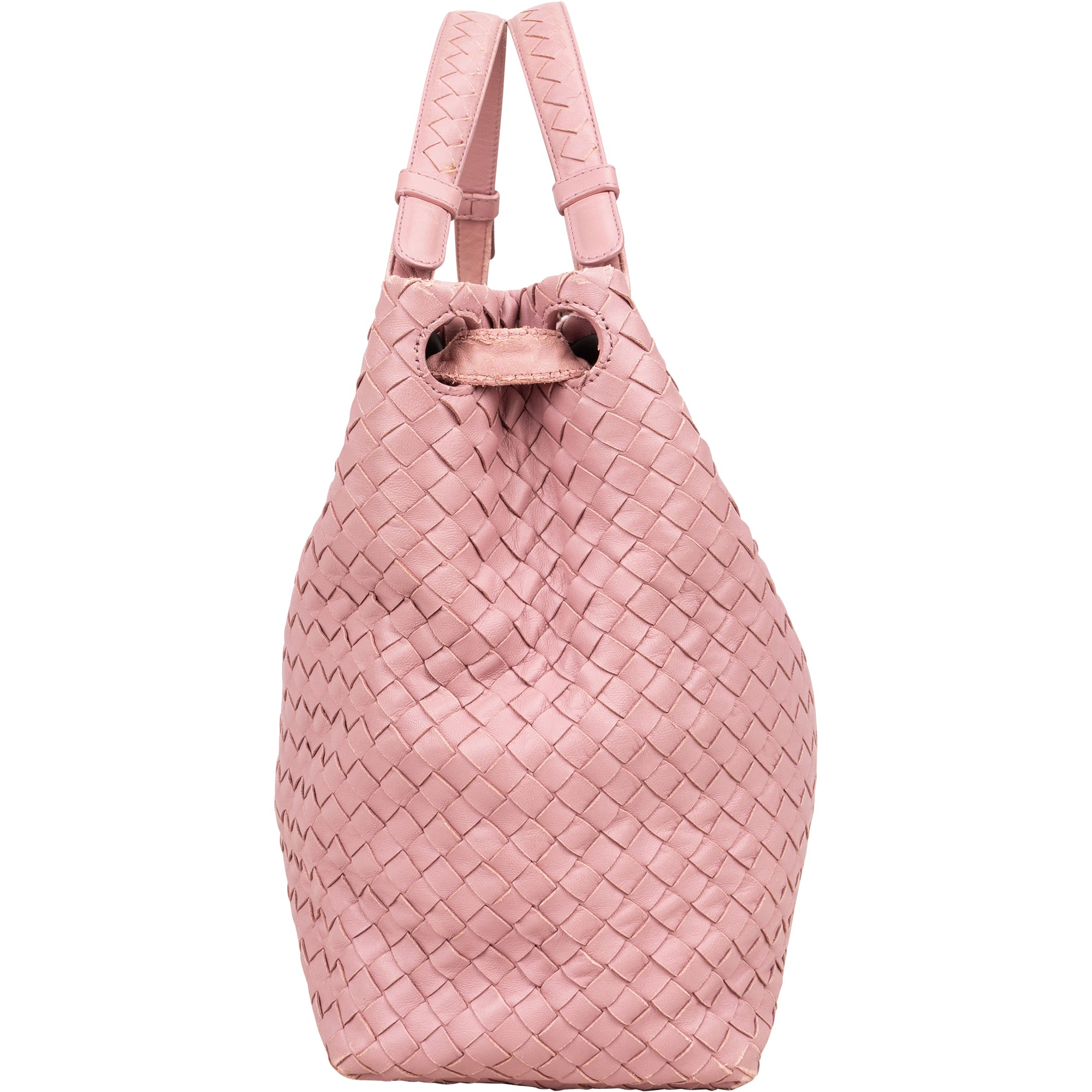 Bottega Veneta Intrecciato Leather Garda Handbag - vintageandkickz