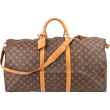 Louis Vuitton Canvas Monogram Keepall 60 Bandouliere