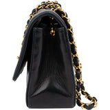 Chanel Quilted Lambskin 24K Gold Single Flap Crossbody Bag