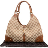 Gucci Monogram GG Canvas New Jackie Shoulder Bag