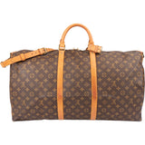 Louis Vuitton Canvas Monogram Keepall 60 Bandouliere