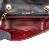Chanel Quilted Lambskin 24K Gold Single Flap Crossbody Bag