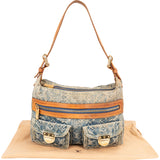 Louis Vuitton Denim Monogram Baggy PM Shoulder Bag