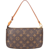 Louis Vuitton Canvas Monogram Pochette Accessoire Handbag