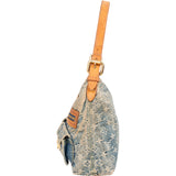 Louis Vuitton Denim Monogram Baggy PM Shoulder Bag