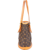 Louis Vuitton Canvas Monogram Bucket PM Shoulder Bag