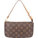 Louis Vuitton Canvas Monogram Pochette Accessoire Handbag