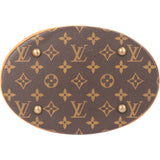Louis Vuitton Canvas Monogram Bucket PM Shoulder Bag