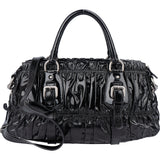 Prada Quilted Patent Leather City Handbag