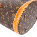 Louis Vuitton Canvas Monogram Bucket PM Shoulder Bag