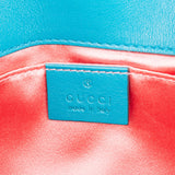 Gucci Chevron Velvet GG Marmont Small Crossbody Bag
