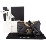 Chanel 19 Quilted Lambskin Single Flap Crossbody Bag