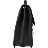 Hermès Noir Leather Sac á Dépéches Business Handbag
