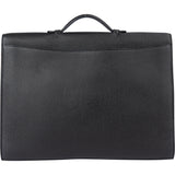 Hermès Noir Leather Sac á Dépéches Business Handbag