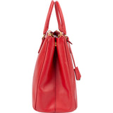 Prada Red Saffiano Leather Galleria Handbag