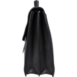 Hermès Noir Leather Sac á Dépéches Business Handbag