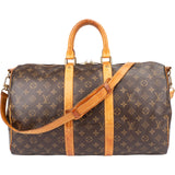 Louis Vuitton Canvas Monogram Keepall 45 Bandouliere