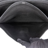 Hermès Noir Leather Sac á Dépéches Business Handbag