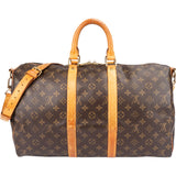 Louis Vuitton Canvas Monogram Keepall 45 Bandouliere
