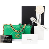 Chanel 19 Quilted Lambskin Wallet On Chain Crossbody Bag
