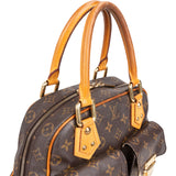 Louis Vuitton Canvas Monogram Manhattan PM Handbag