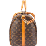 Louis Vuitton Canvas Monogram Keepall 55 Bandouliere