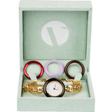 Gucci Gold Tone Change Bezel Chain 11/12.2 Bezel Woman Watch