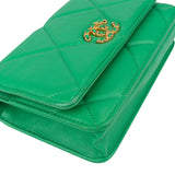 Chanel 19 Quilted Lambskin Wallet On Chain Crossbody Bag