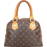 Louis Vuitton Canvas Monogram Manhattan PM Handbag