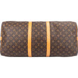 Louis Vuitton Canvas Monogram Keepall 55 Bandouliere