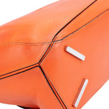 Loewe Orange Leather Puzzle Handbag