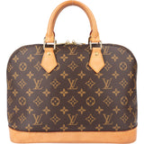 Louis Vuitton Canvas Monogram Alma PM Handbag