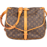 Louis Vuitton Canvas Monogram Saumur 35 Crossbody Bag