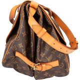 Louis Vuitton Canvas Monogram Saumur 35 Crossbody Bag