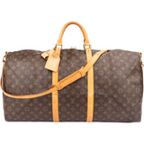 Louis Vuitton Canvas Monogram Keepall 60 Bandouliere