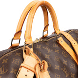 Louis Vuitton Canvas Monogram Keepall 60 Bandouliere
