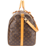 Louis Vuitton Canvas Monogram Keepall 60 Bandouliere