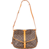 Louis Vuitton Canvas Monogram Saumur 35 Crossbody Bag