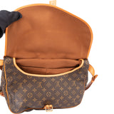 Louis Vuitton Canvas Monogram Saumur 35 Crossbody Bag