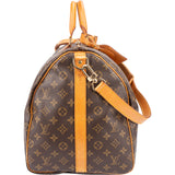 Louis Vuitton Canvas Monogram Keepall 55 Bandouliere